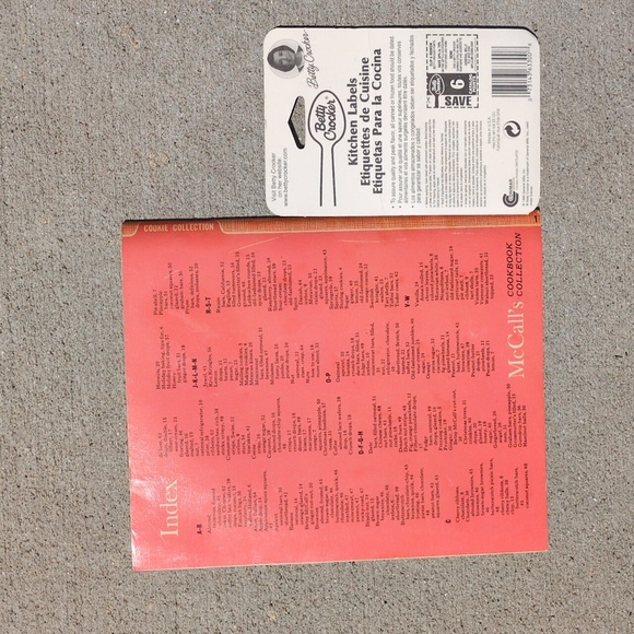 Vintage McCall's Cookie book MCM 1965  Betty Crocker kitchen labels 1998 - Picture 2 of 8